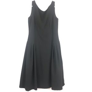 Coldwater creek black size6 classy dress